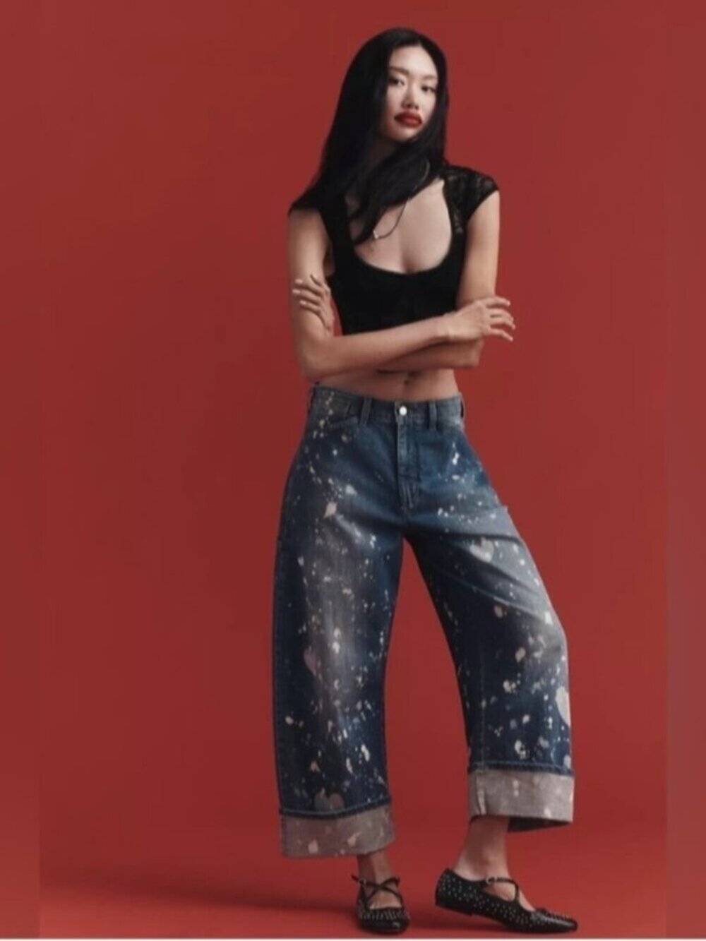 NWT Size 24 - The Kayden Barrel Carpenter Jeans by Pilcro